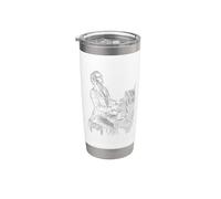 Frederic Chopin Compositore Bicchiere termico in acciaio inox doppia parete