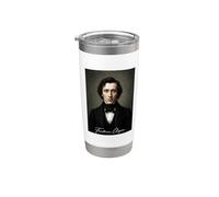 Frederic Chopin Compositore Bicchiere termico in acciaio inox doppia parete