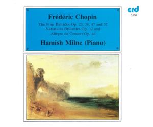 Frederic Chopin Frédéric Chopin: The Four Ballades, Op. 23, 38, 47 and 52/. (CD)