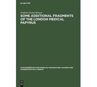 Frederic George Some Additional Fragments of the London Medic (Copertina rigida)