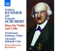 Frédéric Kummer, Francois Schubert – Due duetti da concerto per violino e violoncello Op.67 – CD – NAXOS