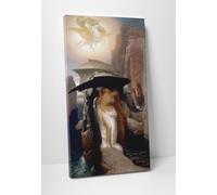 Frederic Leighton Perseo e Andromeda Stampa su Tela Canvas Vernice Pennellate