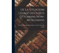 Frédéric Marie Jo De La Situation Légale Des Sujets O (Tascabile)