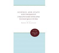 Frederic N. Cleaveland Science and State Government (Tascabile)