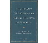 Frederic William Maitland Fr The History of English Law Before the T (Tascabile)