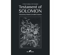 Frederick Cornwallis Conybeare Testament of Solomon (Tascabile)