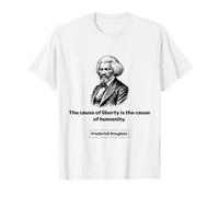 Frederick Douglass La Causa della libertà per Bambini, Uomini e Donne, Regalo Maglietta