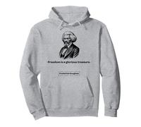 Frederick Douglass La libertà è Un Tesoro Glorioso Felpa con Cappuccio