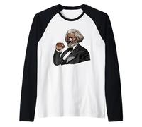 Frederick Douglass Pugno di Potere Frederick Douglass Maglia con Maniche Raglan
