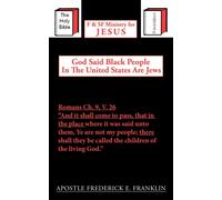 Frederick E. Frank God Said Black People in the United States are J (Tascabile)