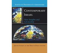 Frederick E. Greenspahn Contemporary Israel (Tascabile)