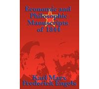 Frederick Engels Karl Ma Economic and Philosophic Manuscripts of 18 (Tascabile)