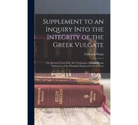 Frederick Nolan Supplement to an Inquiry Into the Integrity of the G (Tascabile)