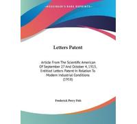 Frederick Perry Fish Letters Patent (Tascabile)
