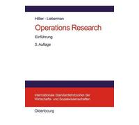 Frederick S Hillier Gerald J Liebermann Operations Research (Copertina rigida)