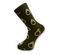 Frederick Thomas Avocado Design Verde Uomo Novità Cotone Calzini