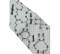 Frederick Thomas Avorio Crema Uomo Cotone Cravatta Con Chimico Equazione Science