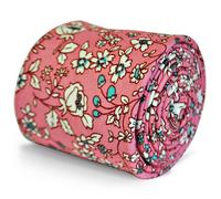 Frederick Thomas Cotone Firmato Funky Cravatta per Uomo - Luce Floreale Rosa/