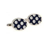 Frederick Thomas Cufflinks A Pois Blu E Bianchi FT552