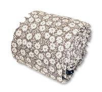 Frederick Thomas Designer Argento Luce Grigio Bianco Floreale Cotone Uomo Legare