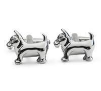 Frederick Thomas Designer Argento Scotty Scozzese Cane Terrier Gemelli Men-S