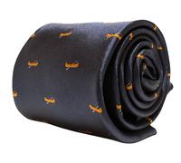 Frederick Thomas Designer Cravatta da Uomo - Scuro Blu Navy - Canottaggio Kayak