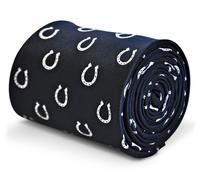 Frederick Thomas Designer Cravatta da Uomo - Scuro Blu Navy - Western a