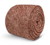 Frederick Thomas Designer Lana Uomo Cravatta - Granata Burgundy - Modellato