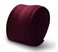 Frederick Thomas Designer Lana Uomo Cravatta - Granata Rosso Bordeaux Scuro Slim