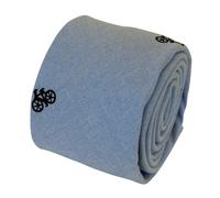 Cravatta Slim In Lana Gialla Sole Mustard Brillante Da Uomo Frederick Thomas