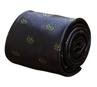 Frederick Thomas Designer Men-S Cravatta Scuro Blu Serpente a Sonagli Deserto