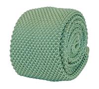 Frederick Thomas Designer Salvia Verde Chiaro Uomo Maglia Cravatta