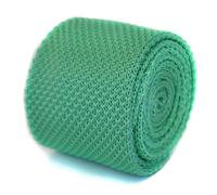 Frederick Thomas Maglia Seta Cravatta da Uomo - Verde Menta Tinta Unita