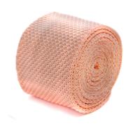 Frederick Thomas Maglia Seta Uomo Cravatta - Luce Blush Rosa - Tinta Skinny