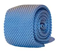 Frederick Thomas Maglia Seta Uomo Cravatta - Luce Grigio Argento Pallido Tinta