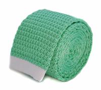 Frederick Thomas Maglia Seta Uomo Cravatta - Pallido Verde Menta - Bianco Punta