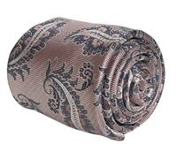 Frederick Thomas Uomo Cravatta Rosa Confetto Luce Pastello Polvere Nozze Paisley