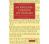 Frederick W. P. Jago An English-Cornish Dictionary (Tascabile)