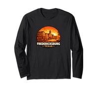 Fredericksburg, Texas, Tramonto, Orizzonte, Disegno Maglia a Manica