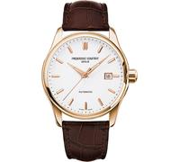 Frederique Constant FC-303V5B4 Men's Automatic Watch - Rose Gold-Plated Case, Brown Leather Strap