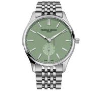Frederique Constant FC-530GR3B6B Men's Watch - Green Dial, Stainless Steel Case, Stainless Steel Bracelet