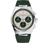Frederique Constant Highlife Chronograph Automatic Limited Edition FC-391SGR4NH6 - Opaline Dial with Green Counters, Stainless Steel Bracelet