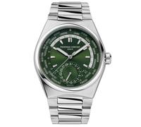 Frederique Constant Highlife Worldtimer Manufacture FC-718GR4NH6B-IT Men's Watch - Green Dial, Stainless Steel Case and Bracele