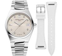 Frederique Constant Orologio Analogico al Quarzo Svizzero Donna con Cinturino in Acciaio Inossidabile FC-240BGD2NH6B