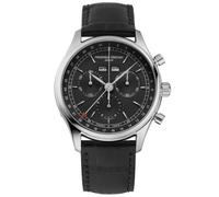 FREDERIQUE CONSTANT Orologio Cronógrafo al Quarzo Svizzero Uomo con Cinturino in Pelle FC-296DG5B6