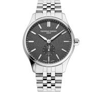 Frederique Constant Orologio da uomo classico svizzero automatico, in acciaio inox, quadrante nero, stile: FC-530G3B6B