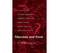 Fredric Jameson Marxism and Form (Tascabile)