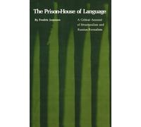 Fredric Jameson The Prison-House of Language (Tascabile)