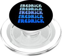 Fredrick Retro Name Stack Design PopSockets PopGrip per MagSafe