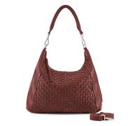 FredsBruder Calm Weave Borsa a spalla Vera Pelle 38 cm marrone